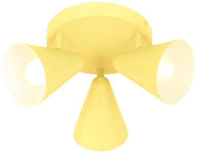 Lampa sufitowa Amor  plafon E14 żółty