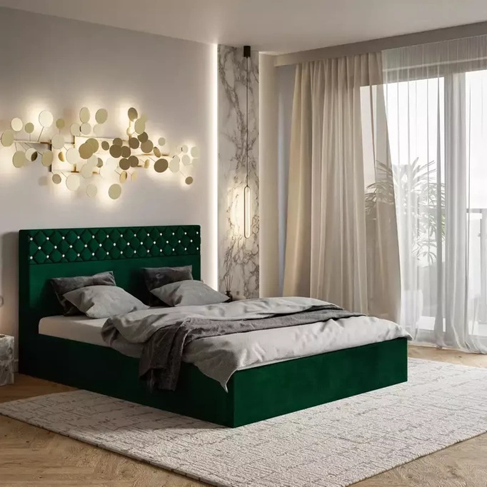 Łóżko dwuosobowe 140x200 cm STOIC