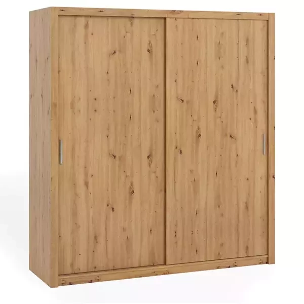 Szafa przesuwna 200 cm Dąb artisan BELLA