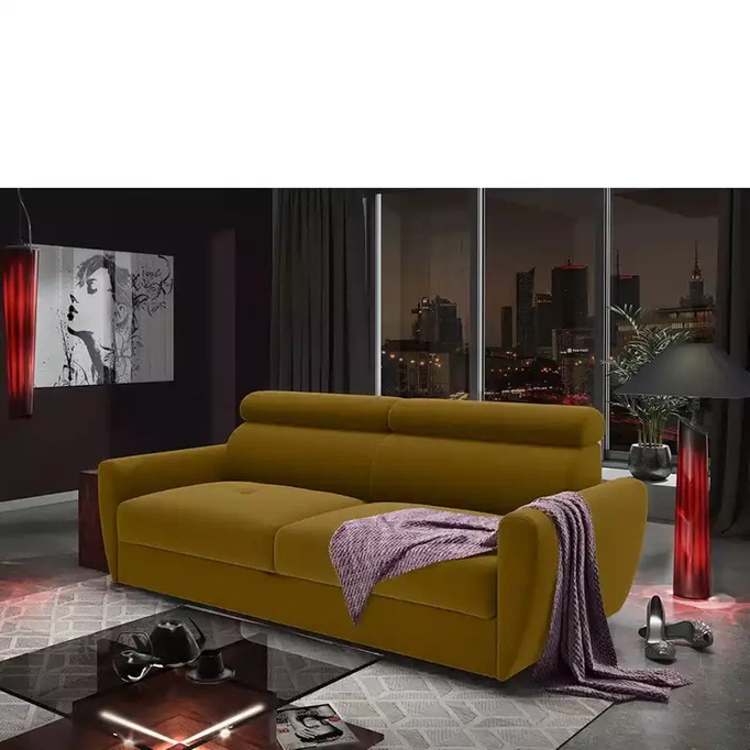 Sofa rozkładana z funkcją spania do salonu BORNEO