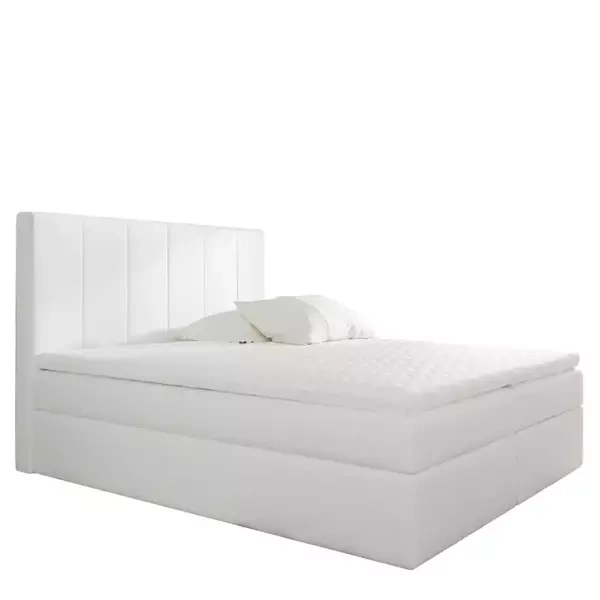 Łóżko Kontynentalne 120x200 białe BRAYAN