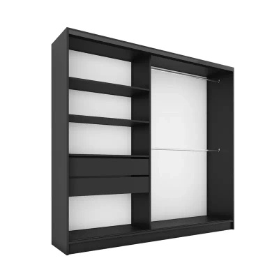 Szafa przesuwna z lamelami 200 cm LAMEL 3D