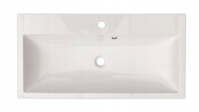 Zestaw białych szafek łazienkowych REAL XL