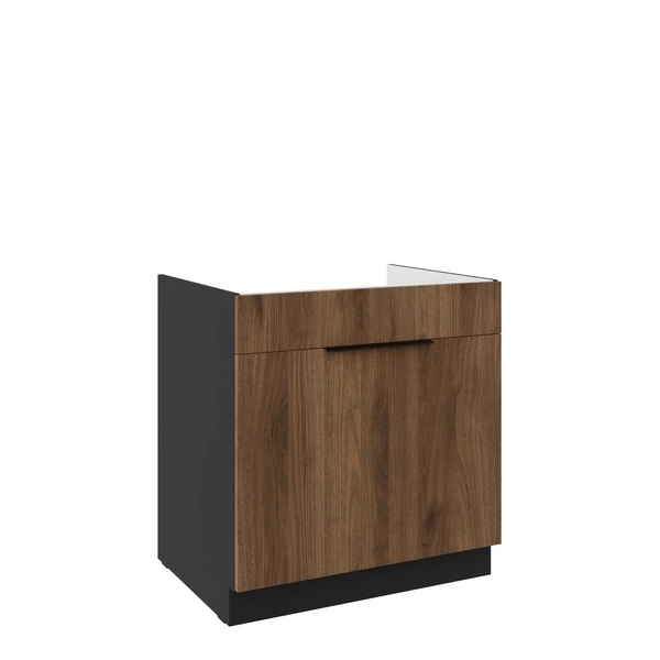 Kuchenna szafka pod zlewozmywak 80 cm MARGARET orzech okapi