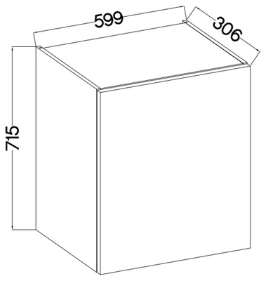 Szafka kuchenna górna 60 cm SELENA 