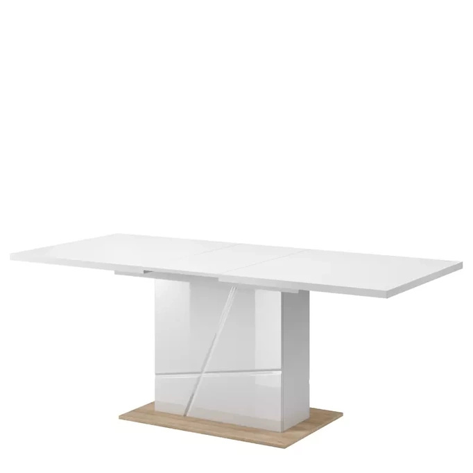 Nowoczesny biały stół rozkładany 160x90 cm FUTURA