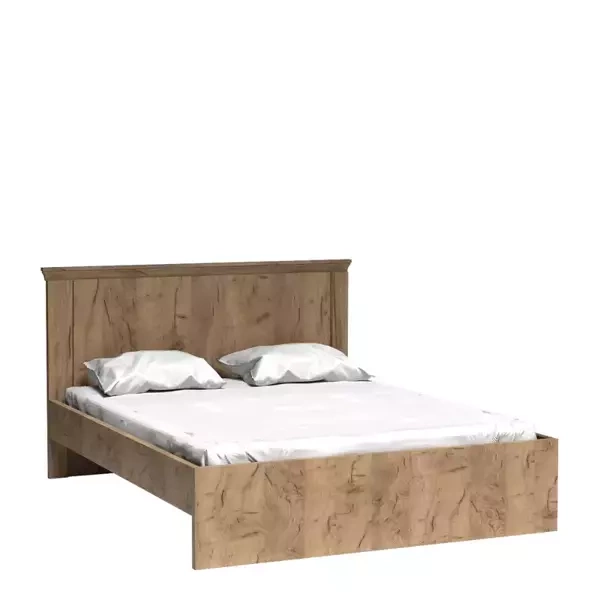 Łóżko dwuosobowe z zagłówkiem 160x200 ADRE