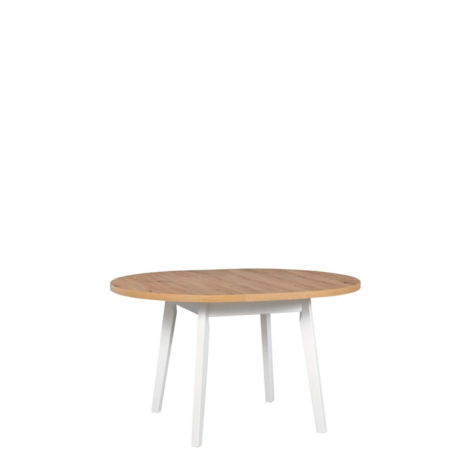 Okrągły stół rozkładany z drewnianymi krzesłami MONZA