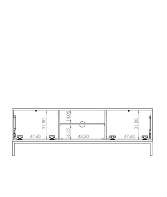 Szafka RTV loft QUARTE