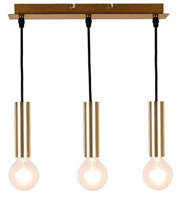 Lampa wisząca złota 3xE27 14,2 cm Dallas Ledea