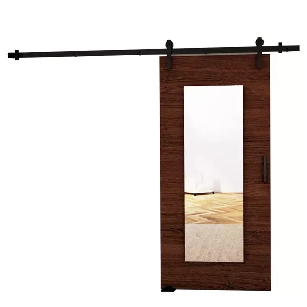 Naścienne drzwi przesuwne do garderoby 90 cm CAPPE wenge