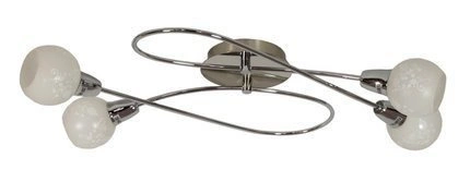 Lampa sufitowa 4X40W E14 satyna AVILA 